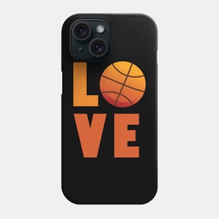 Girls basketball love t shirt for women teens tweens Phone Case