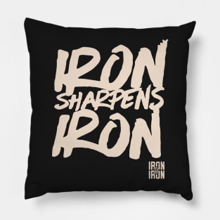 Iron Sharpens Iron Pillow