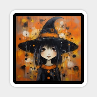 Halloween witch girl Magnet