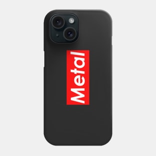 Metal (Red) Phone Case