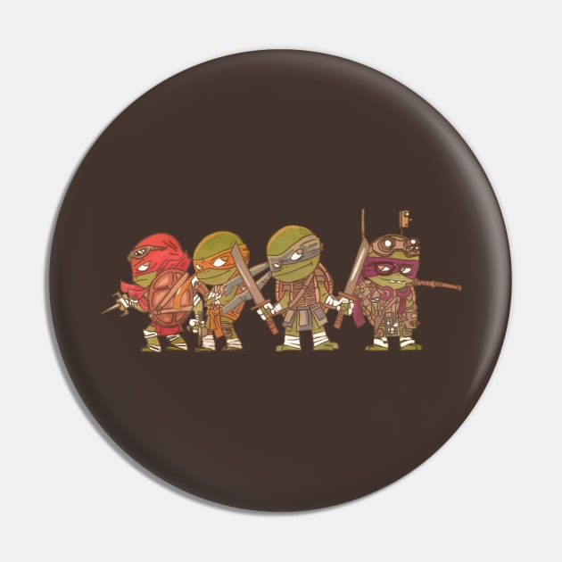 HEROES IN A HALF SHELL Pin by PlattAttack