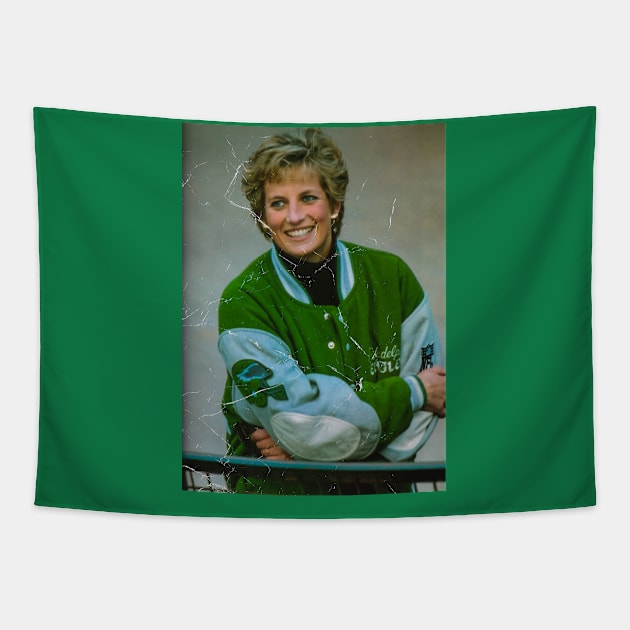 princess diana eagles fan Tapestry by dance girl and mousse podcast