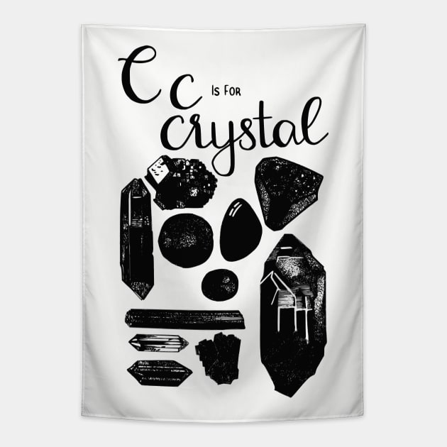 Punk Witch Crystal Shirt Tapestry by prettyinpunk