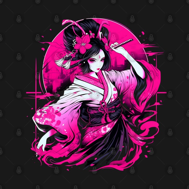 geisha japan by vaporgraphic