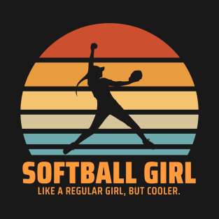 softball girl T-Shirt