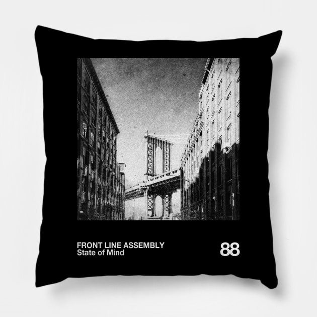 Front Line Assembly ∆∆ Aesthetic Fan Designs Classic Pillow by solutesoltey