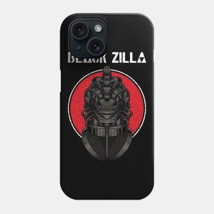 black zilla Phone Case