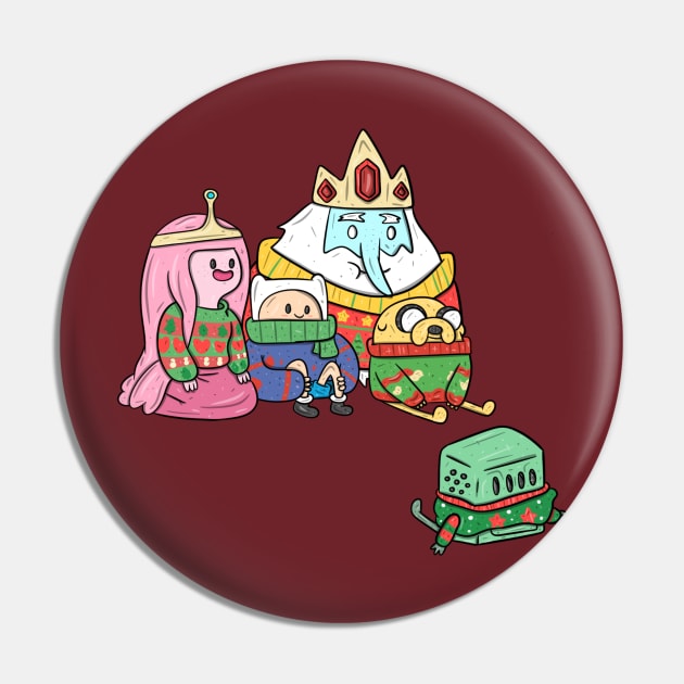 Adventure Time Christmas Pin by surfinggiraffecomics