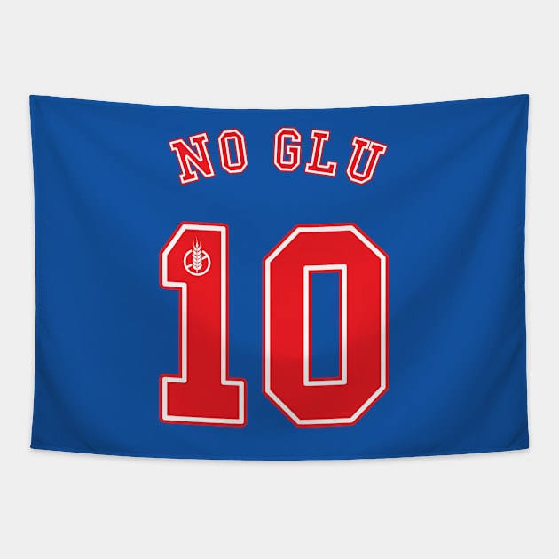 No Glu-10 Football Tapestry by dkdesigns27