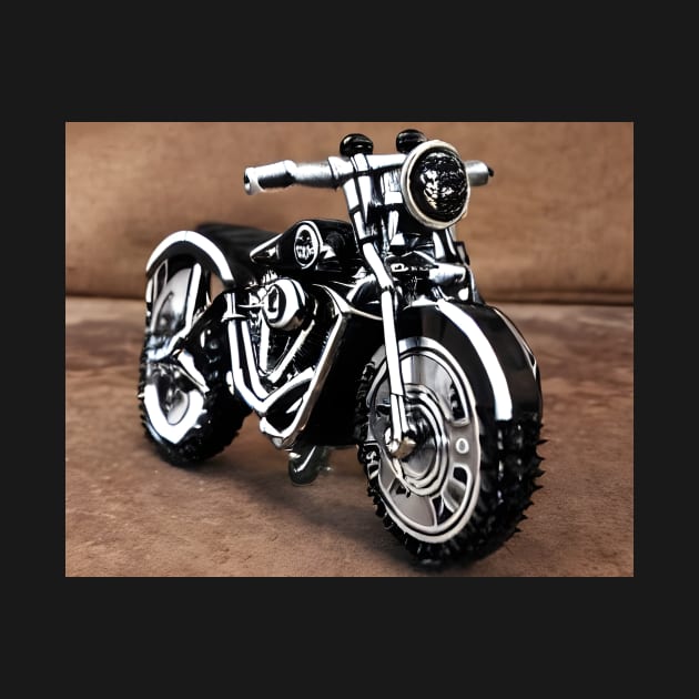 Harley-Davidson bob black by Updated_desi