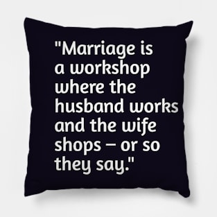 Funny husband humour Pillow