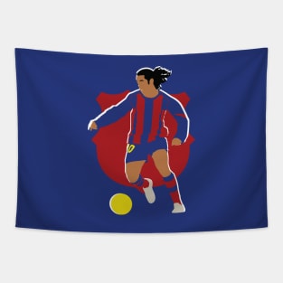 Ronaldinho Barcelona Legend Tapestry