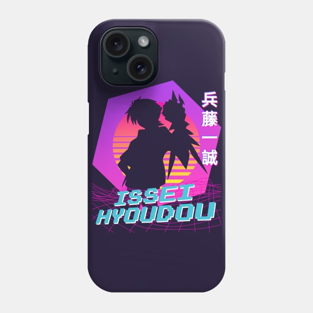 Hyoudou Issei - Vaporwave Phone Case by The Artz