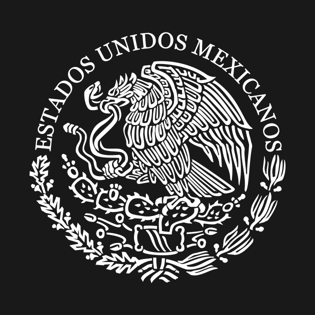 Mexican Eagle And Snake Mexico Coat Of Arms by Eyes4