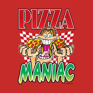 Pizza Maniac Toon T-Shirt