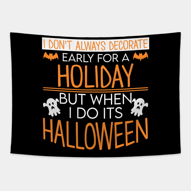 Halloween Quote Tapestry by Imutobi