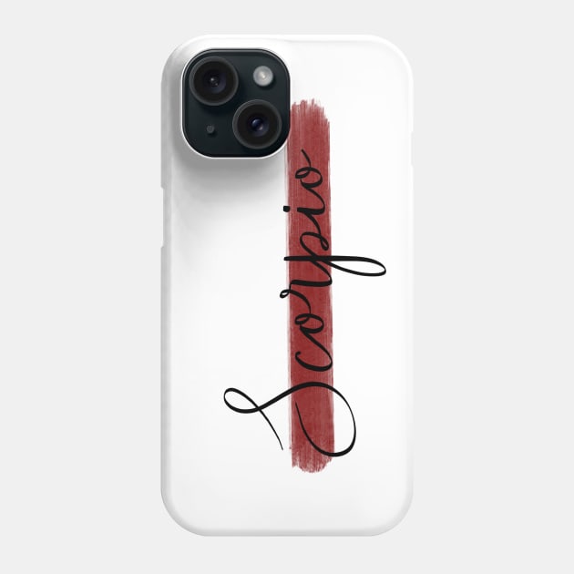 To Scorpio Phone Case by ckai