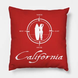 California - Surfing Pillow