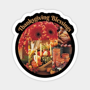 Thanksgiving Blessings Magnet