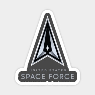 Space Force Official Logo - Black & White Version Magnet