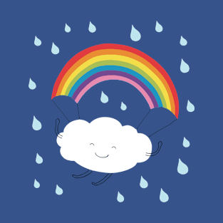 rainbow parachute 1 T-Shirt