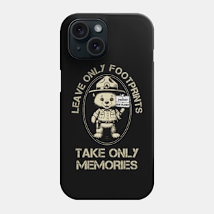 Happy Earth Day - Funny Smokey Bear Phone Case