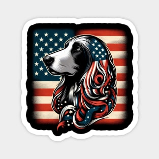 Afghan Hound FLAG USA Funny Dog Lover Magnet