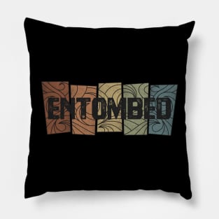 Entombed - Retro Pattern Pillow