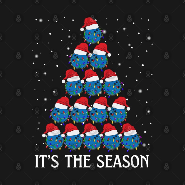 Bowling Christmas Tree It's The Season Funny Bowling Lover by egcreations