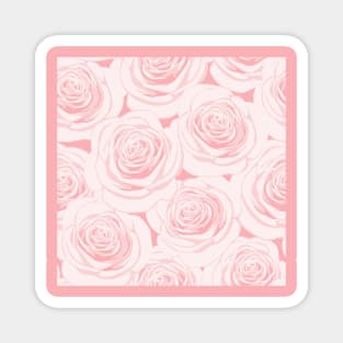 Delicate Rose pattern Magnet