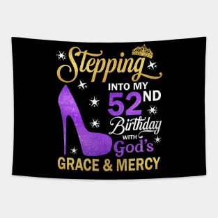 Stepping Into My 52nd Birthday With God's Grace & Mercy Bday Tapestry