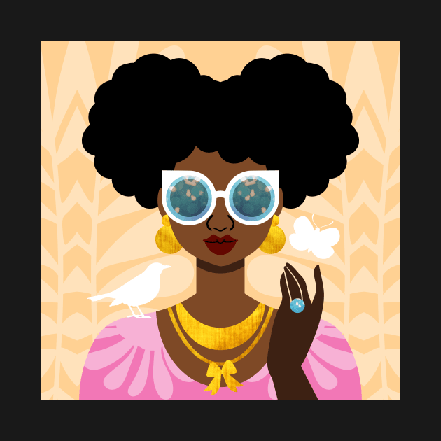 Afro Puffs by tabithabianca