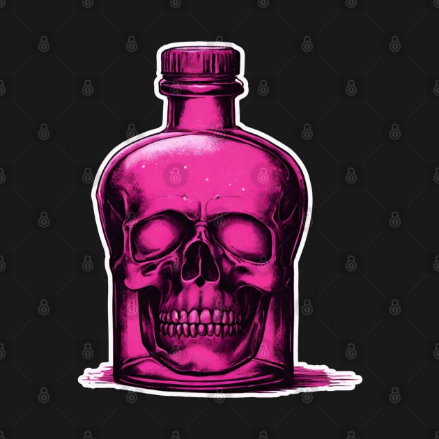 Pink Skull Poison by Hellbender Creations