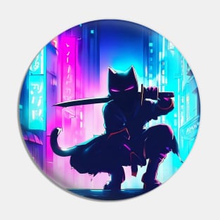Ninja Cat Pin