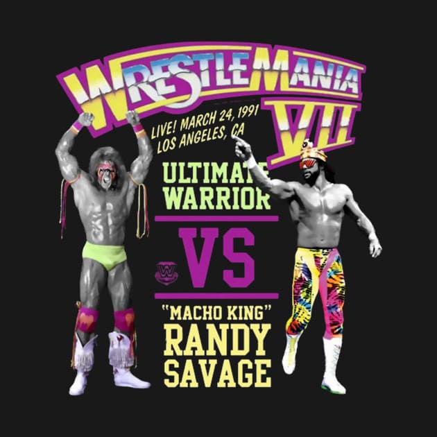 Ultimate Warrior Vs Macho Man Wrestlemania