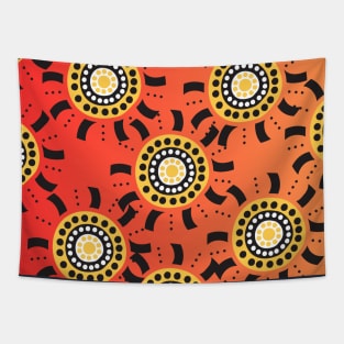 Aboriginal Dot Art Tapestry