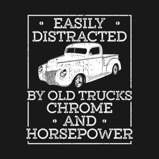 Easily Distracted By Old Trucks T-Shirt