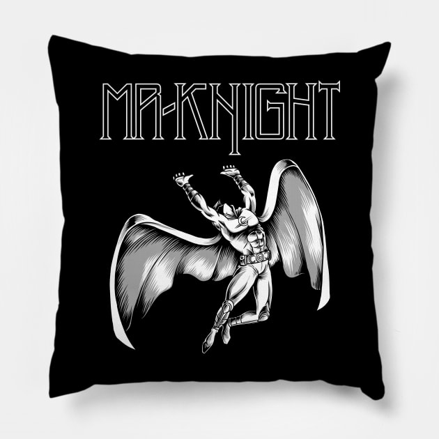 Mr Knight Pillow by joerock