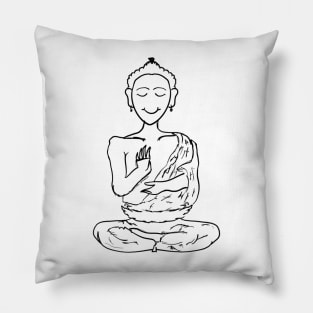 Happy Monk Pillow