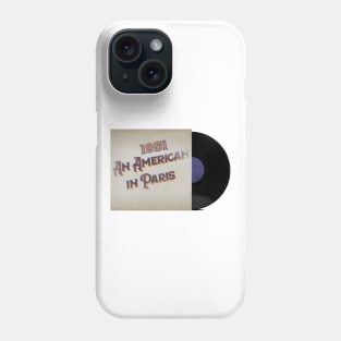 RETRO VINYL MOVIES AN AMERICAN IN PARIS Phone Case