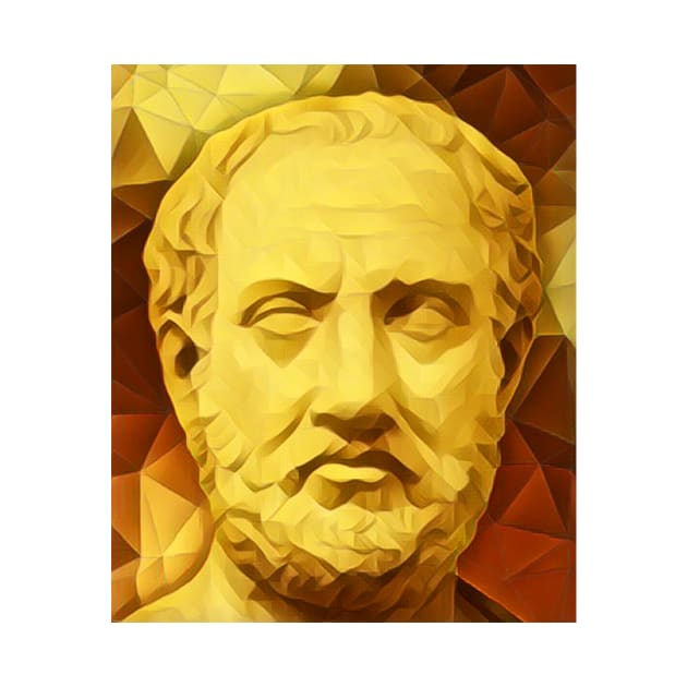 Thucydides Golden Portrait | Thucydides Artwork 9 by JustLit