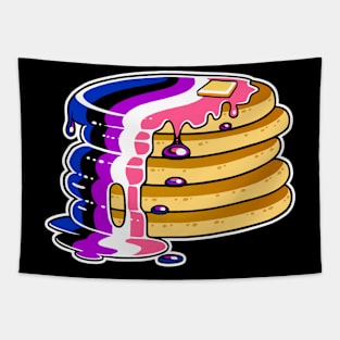 Genderfluid Pride Pancakes LGBT Tapestry