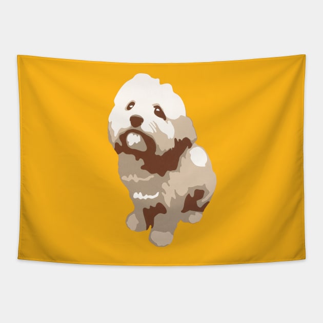 Puppy Love Tapestry by MinimalFun