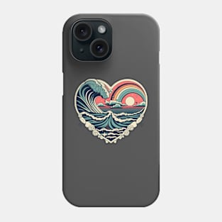 Abstract Heart of nature love - Gift - Vintage Summer Phone Case