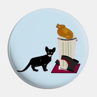 Black Cat Pin