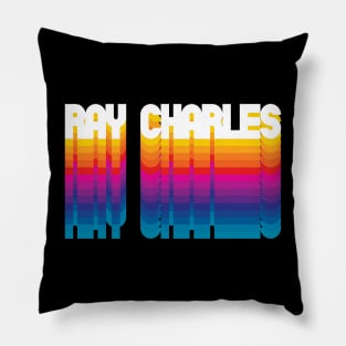 Retro Ray Proud Name Personalized Gift Rainbow Style Pillow