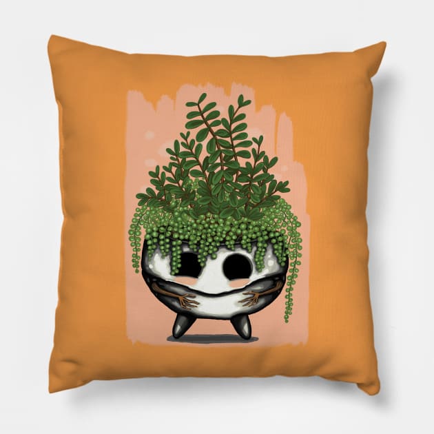 Plant pot Pillow by Raluca Iov