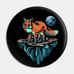 Fox |  Retro design for Fox Animal Lovers Pin