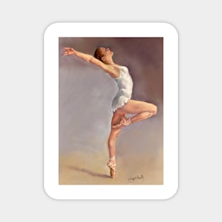 Irina, portrait of a ballerina Magnet