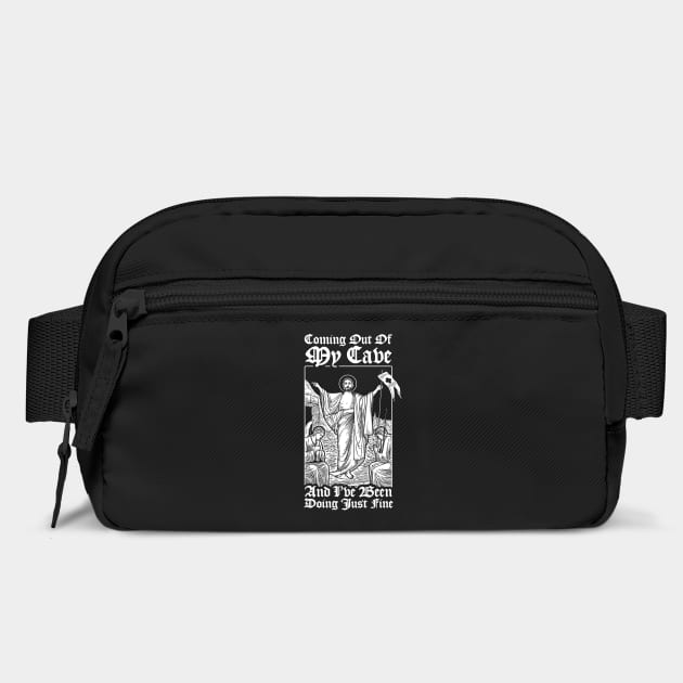 Coming Out Of My Cave Jesus by dumbshirts